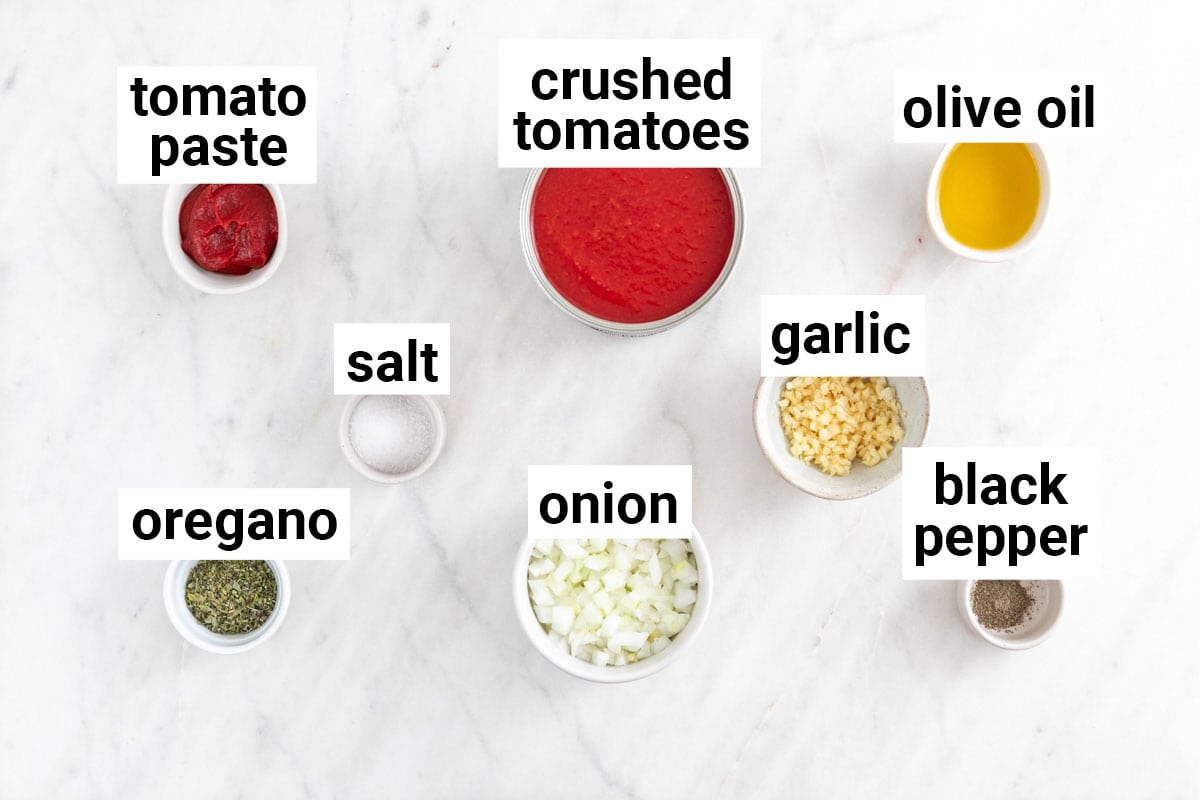 Best homemade marinara sauce ingredients.