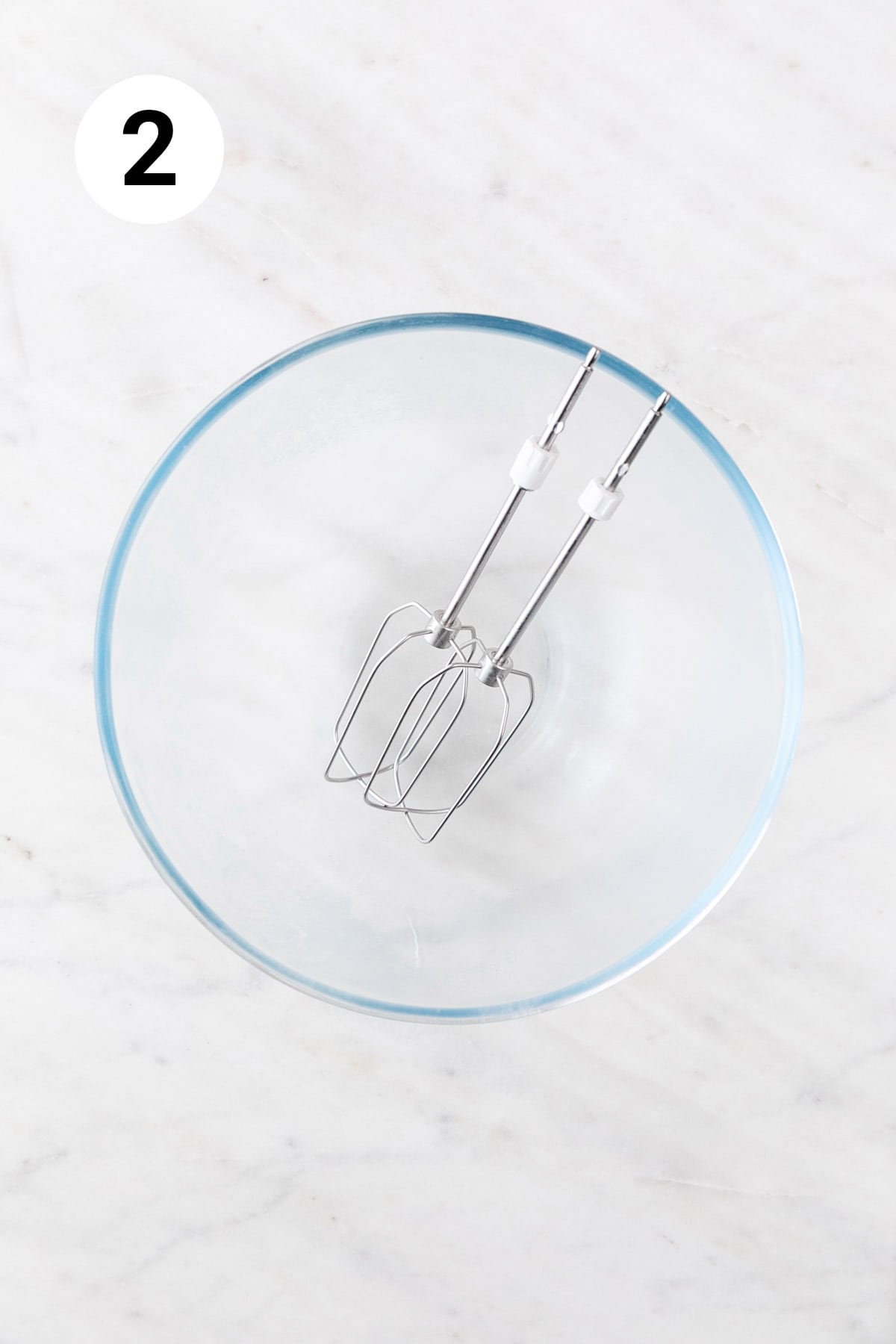Large mixing bowl and beaters.