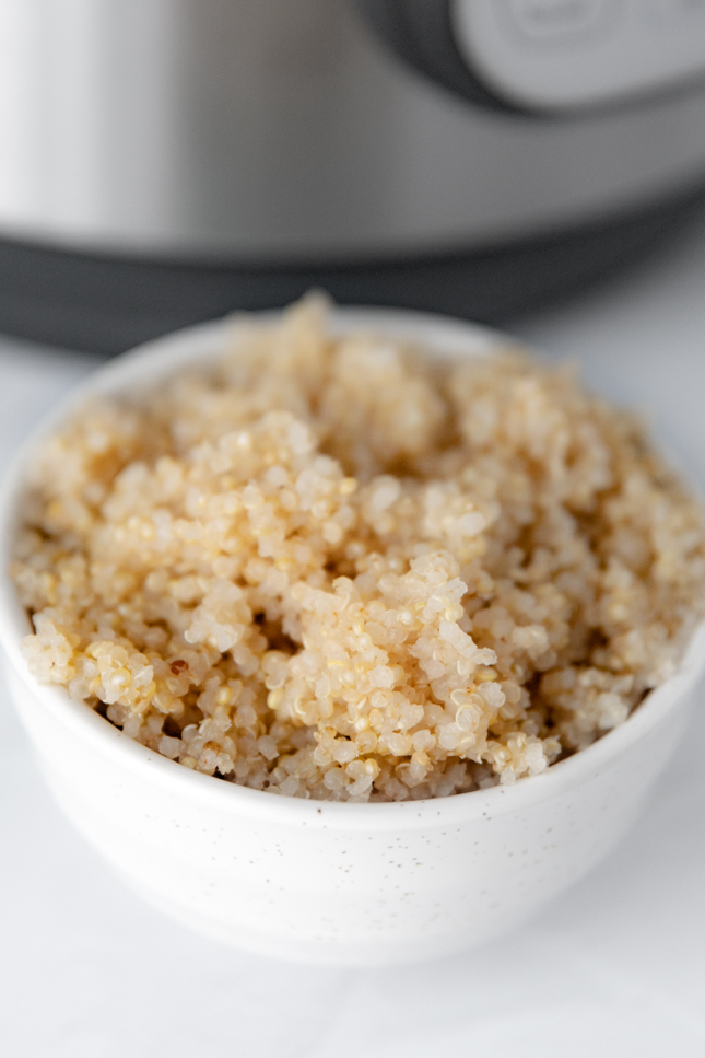 Photo of a bowl of quinoa