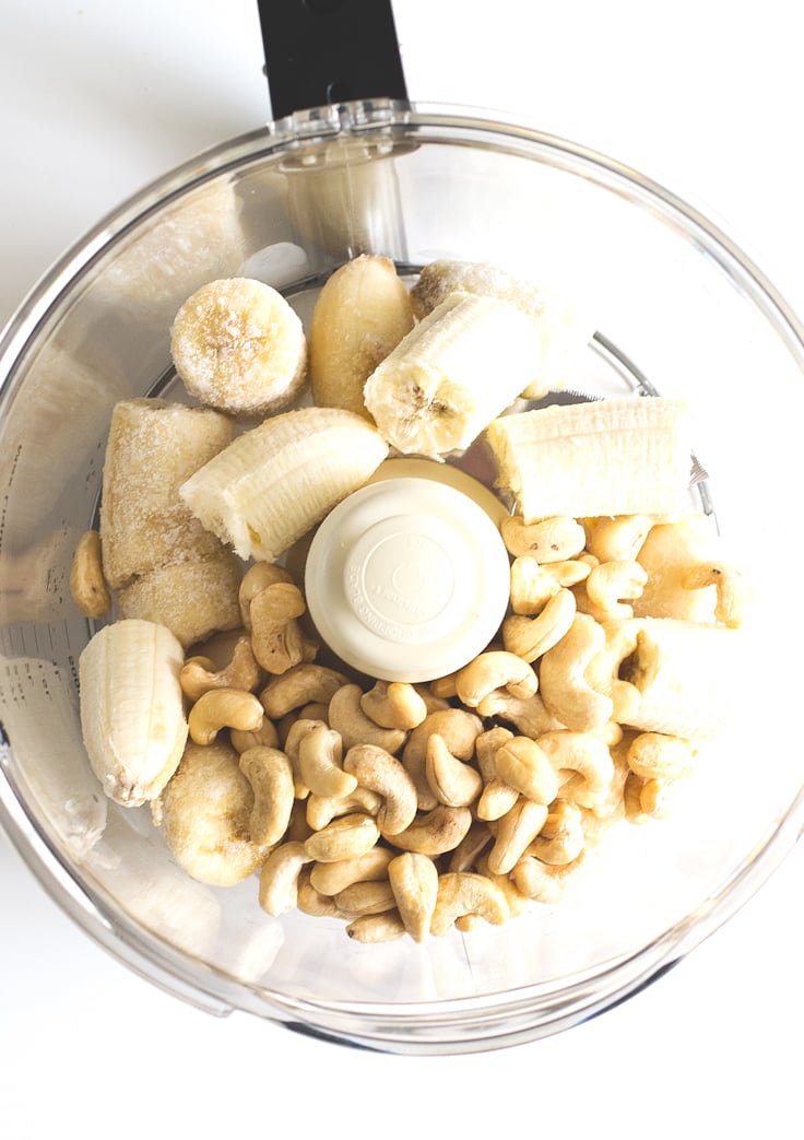 Raw Vegan Banana Pudding Ingredients