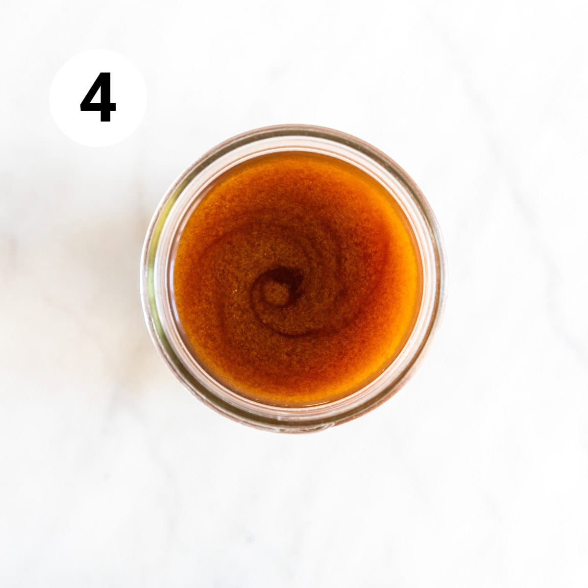 Vegan fish sauce in a jar.