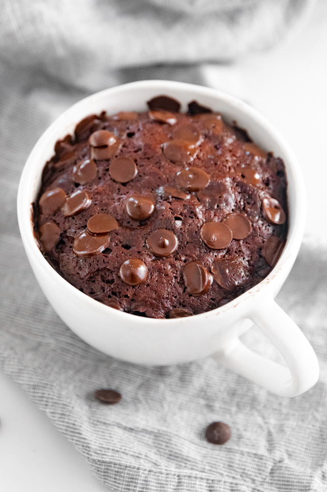 Photo of a vegan mug cake